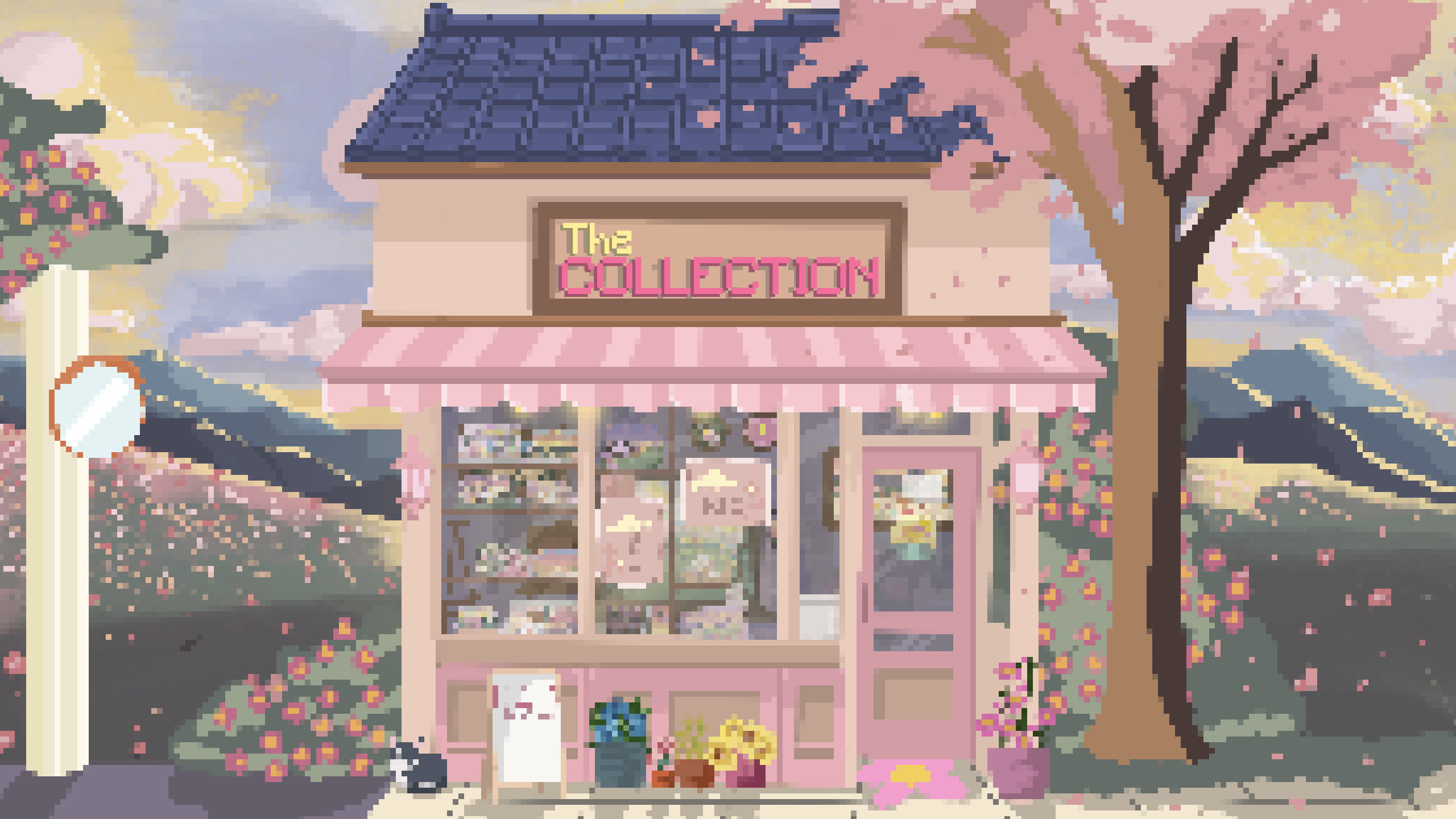 The pic2cells collection storefront — a pixel-art shop